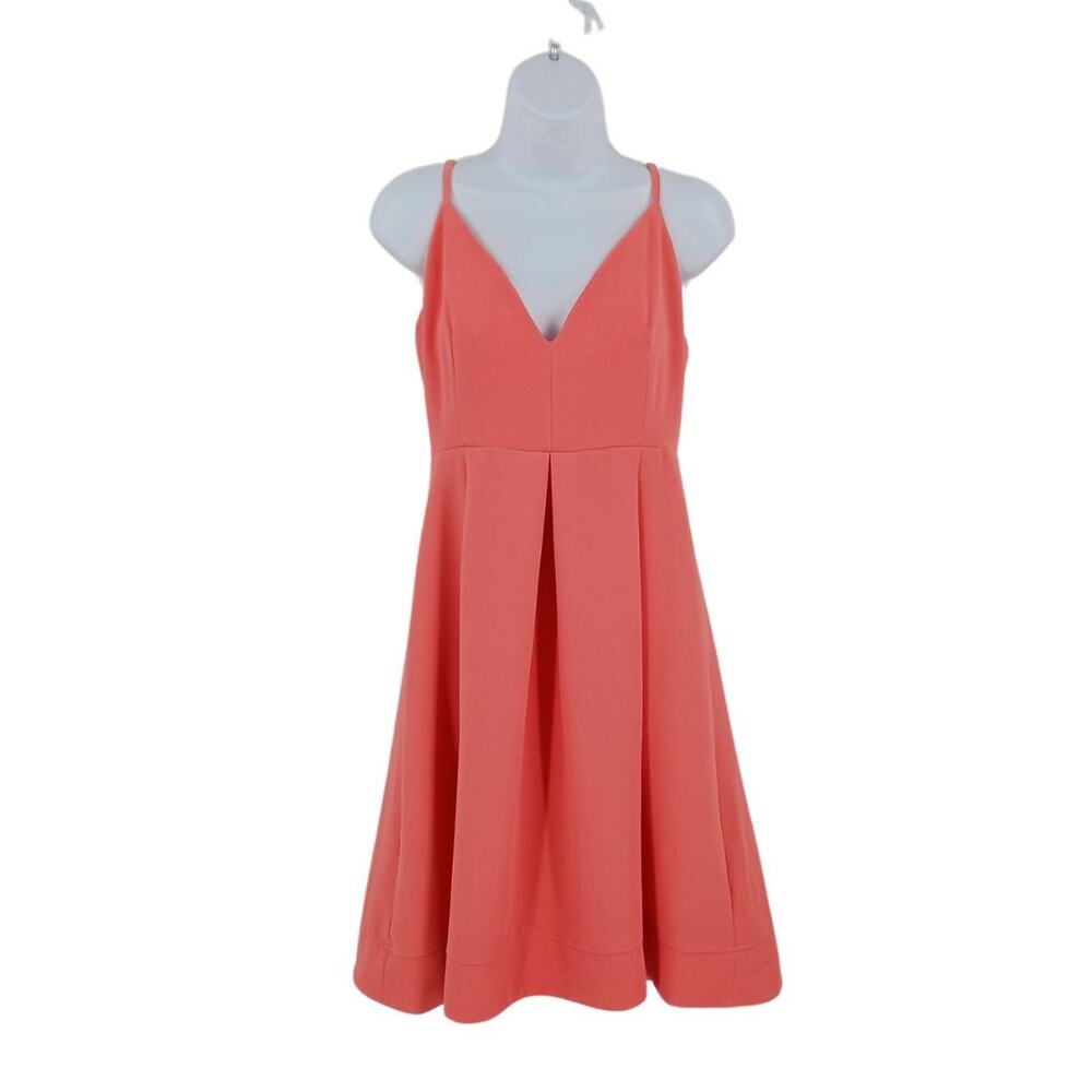 Alythea Peach Sleeveless Fit & Flare Party Dress Sz Large